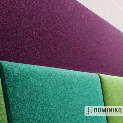 Vescom Bowen kleurrijke wollen meubelstof in diverse tinten, ideaal voor stoelen en banken, duurzame en comfortabele bekleding.