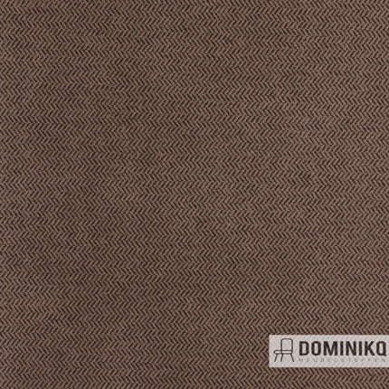 Nova N04 Nutmeg stof met visgraatmotief, zacht en waterdicht, ideaal voor zorginstellingen; vanaf 5 meter 10% korting mogelijk.