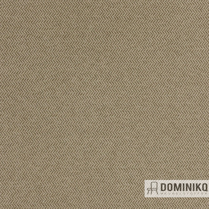 Waterdichte Nova-stof in visgraatmotief, kleur Sage. Ideaal voor zorginstellingen, met 10% korting vanaf 5 meter.